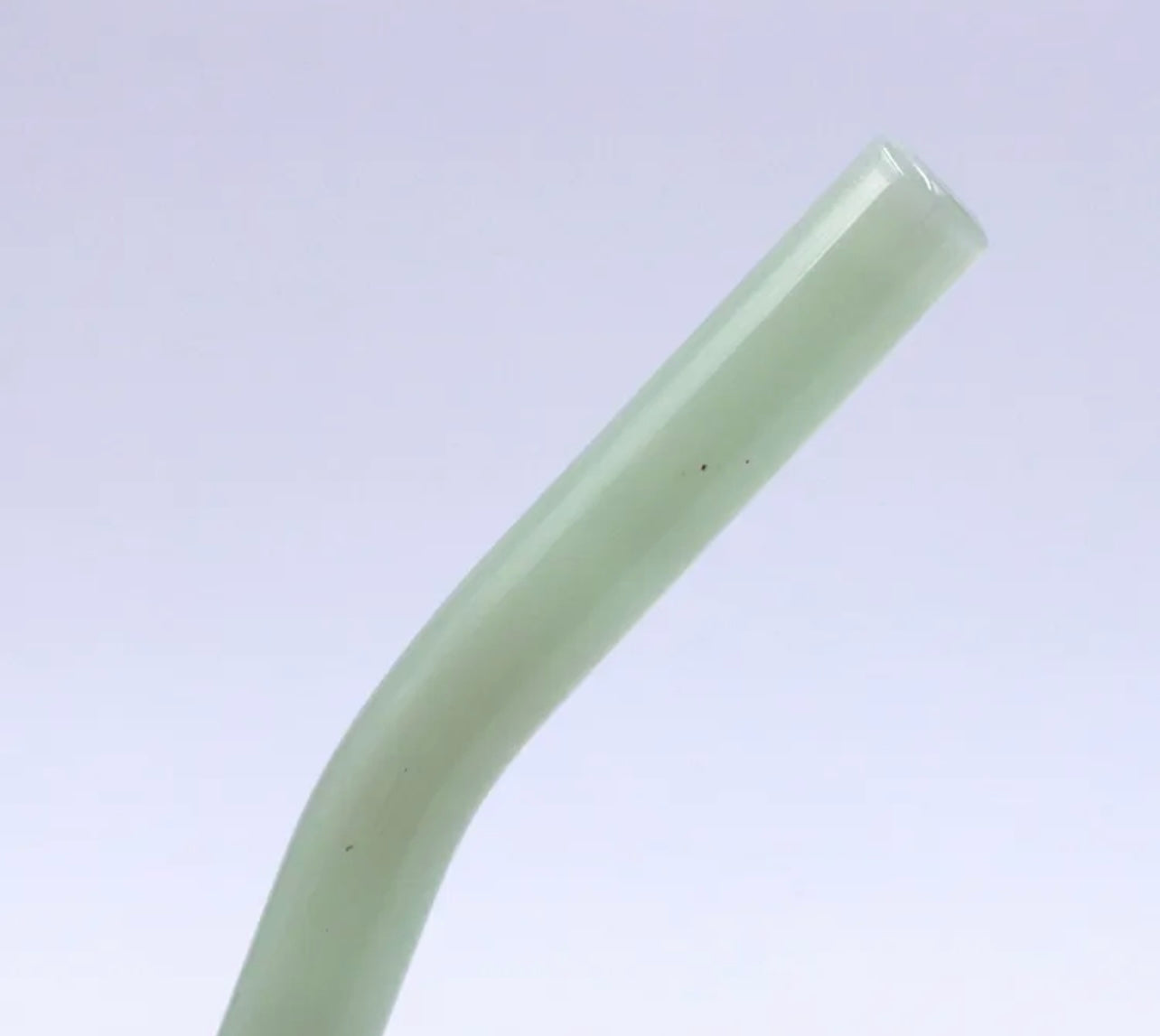 Eco Friendly Reusable Borosilicate Clear Bent Glass Drinking Straw